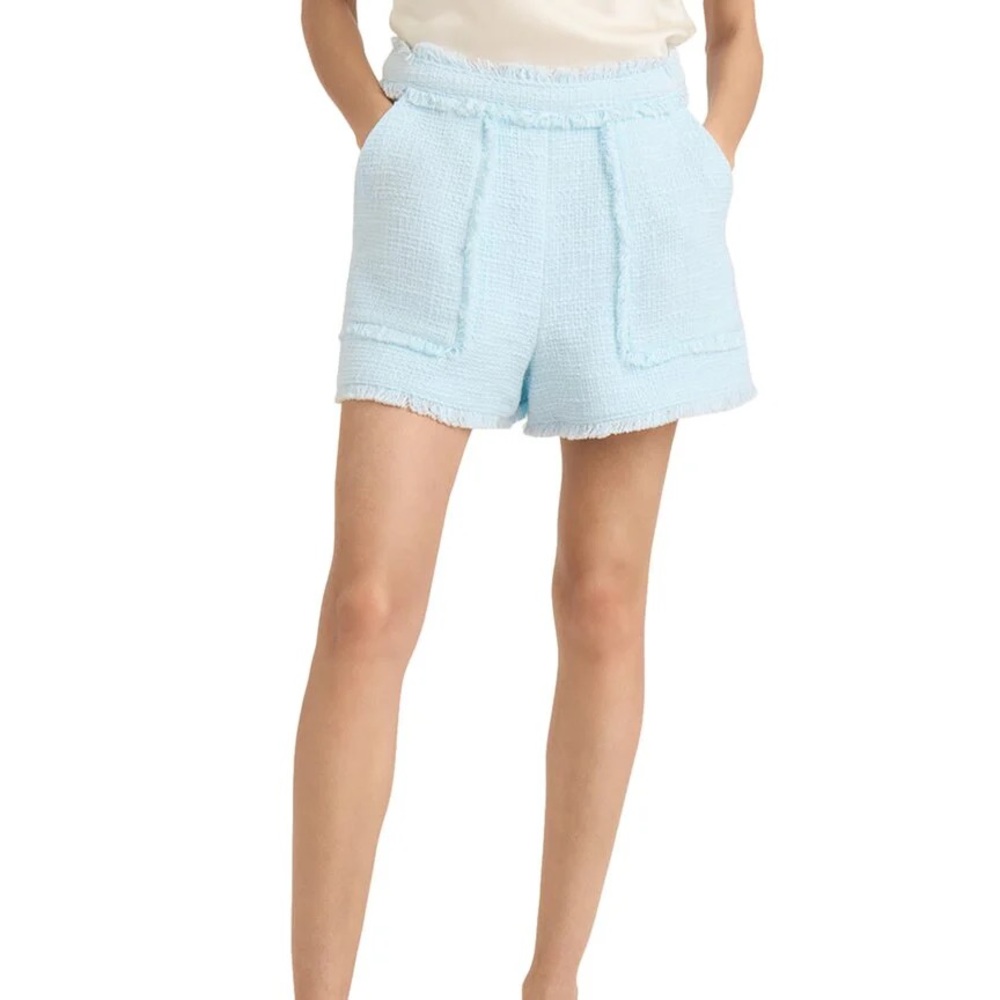 cinq a sept allen short in glacial blue